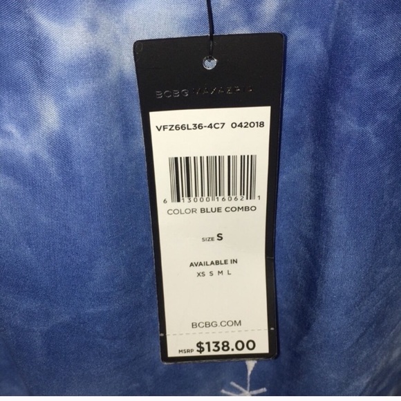 NWT! BCBG Cold-Shoulder Dress - Picture 3 of 6